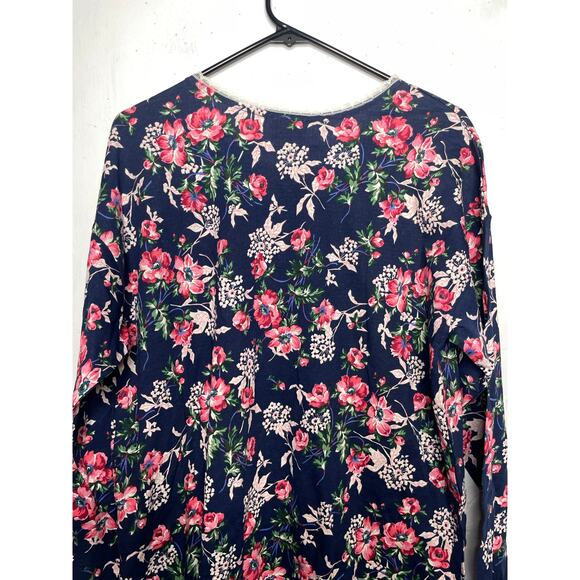 NEW DEADSTOCK GOLD LABEL Victorias Secret Sleep Dress Floral M/L 100% Cotton - Picture 8 of 9